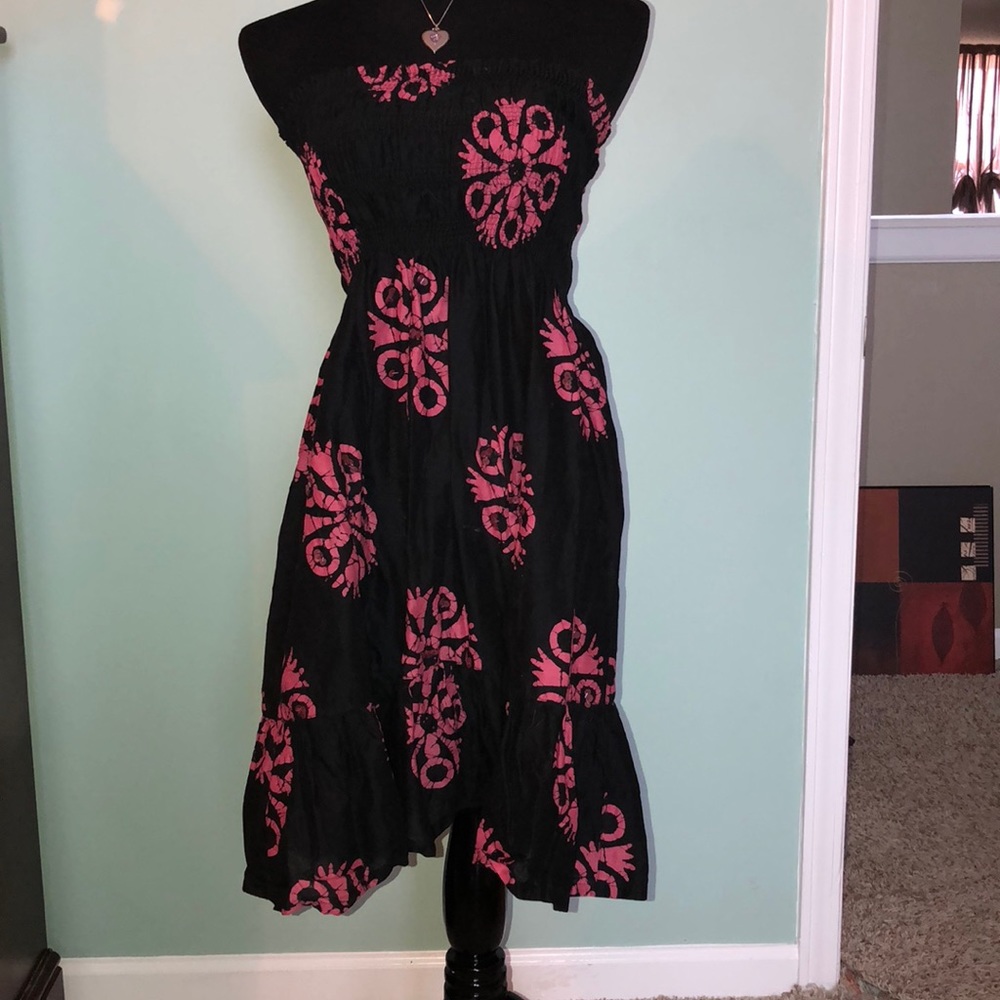 Strapless dress